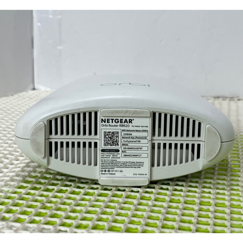 Netgear Orbi RBR20 Router White-WORKS No Adapter‎ - Picture 7 of 11